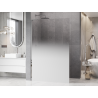 Mexen Kioto L perete de duș Walk-in 70 x 200 cm, alb ombre 8 mm, crom - 800-070-103-01-86