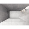 Mexen Kioto L Walk-in zuhanyfal 90 x 200 cm, fehér ombre 8 mm, króm - 800-090-103-01-86