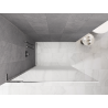 Mexen Kioto L perete de duș Walk-in 100 x 200 cm, ombre albă 8 mm, crom - 800-100-103-01-86