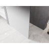 Mexen Kioto L Walk-in zuhanyfal 80 x 200 cm, fehér ombre 8 mm, fehér - 800-080-103-20-86