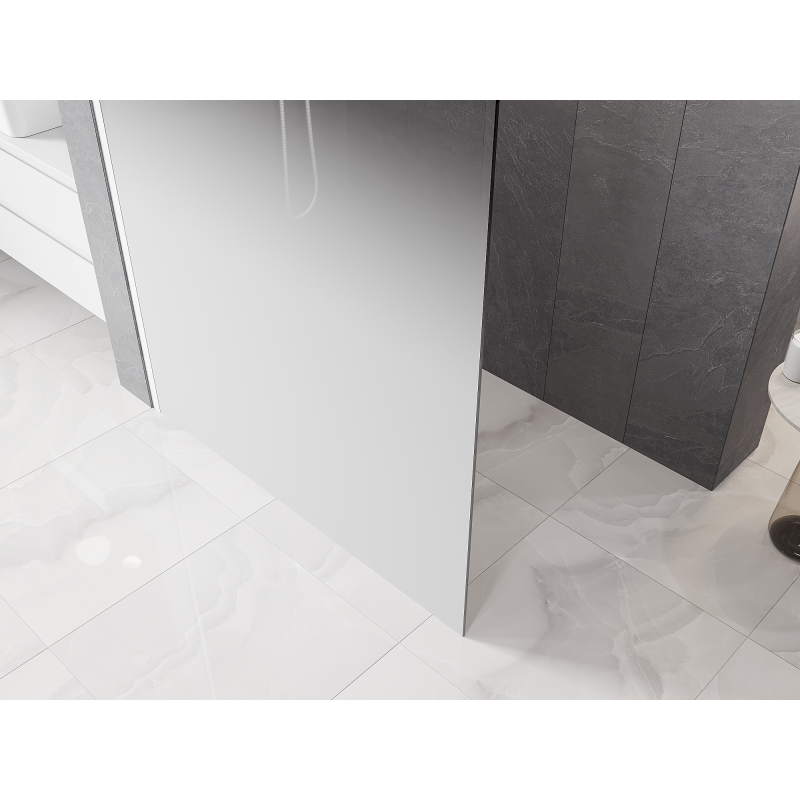 Mexen Kioto L Walk-in zuhanyfal 90 x 200 cm, ombre fehér 8 mm, fehér - 800-090-103-20-86