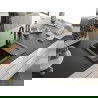 Chiuvetă granit Mexen Enzo, 1 compartiment cu scurgător și baterie Telma, negru/argintiu - 6506-73-670200-70