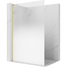Mexen Kioto L Walk-in zuhanyfal 120 x 200 cm, fehér ombre 8 mm, arany - 800-120-103-50-86