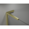 Mexen Kioto L Walk-in zuhanyfal 90 x 200 cm, fehér ombre 8 mm, arany kefélt - 800-090-103-55-86