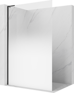 Mexen Kioto L Walk-in zuhanyfal 120 x 200 cm, fehér ombre 8 mm, fekete - 800-120-103-70-86