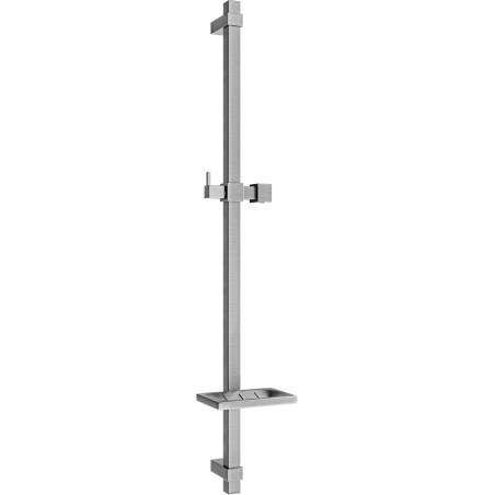 Mexen DQ bară de duș cu suport pentru săpun 80 cm, gri armă periat - 79381-66