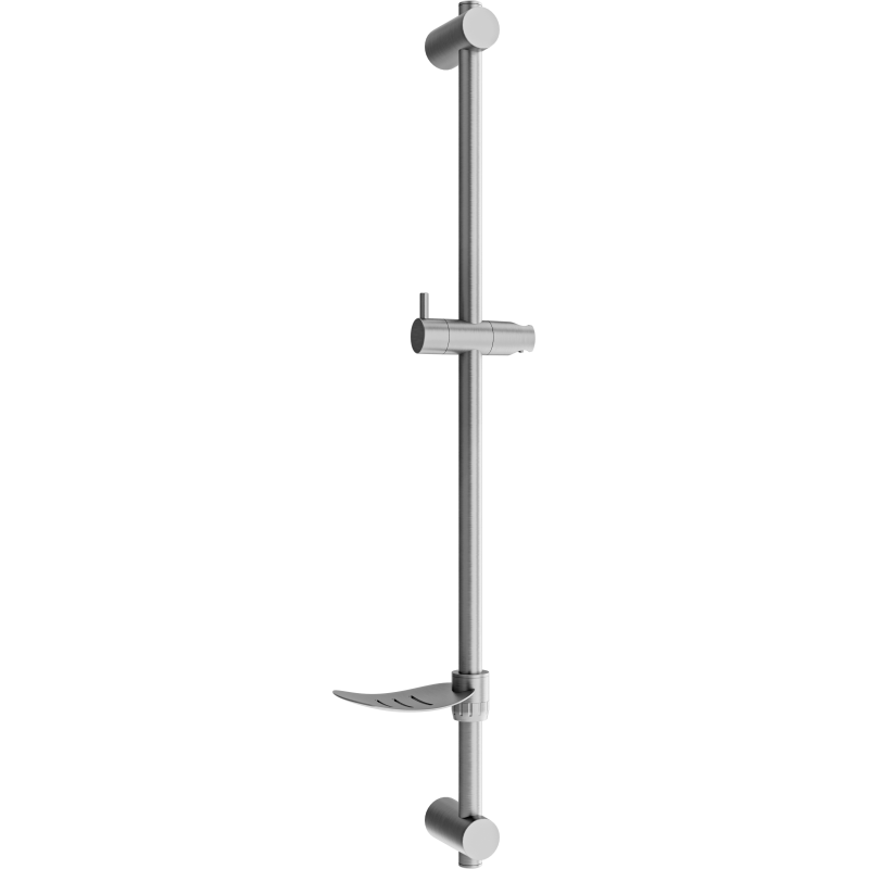 Mexen DF zuhanyrúd szappantartóval 80 cm, kefe gun szürke - 79382-66