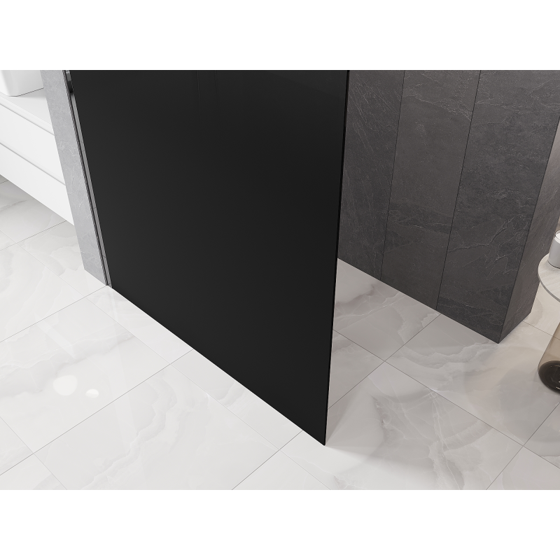 Mexen Kioto L Perete de duș Walk-in 90 x 200 cm, ombre negru 8 mm, crom - 800-090-103-01-76