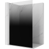 Mexen Kioto L Perete de duș Walk-in 90 x 200 cm, ombre negru 8 mm, crom - 800-090-103-01-76