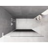 Mexen Kioto L Walk-in zuhanyfal 90 x 200 cm, fekete ombre 8 mm, fehér - 800-090-103-20-76