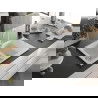 Mexen Gaspar Chiuvetă de granit de 1,5 compartiment cu picurător și baterie de bucătărie Telma, Albă - 6507-20-670200-20
