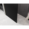 Mexen Kioto L perete de duș Walk-in 90 x 200 cm, ombre negru 8 mm, auriu periat - 800-090-103-55-76