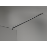 Mexen Kioto+ zuhanyfal polccal Walk-in 70 x 200 cm, ombre fehér 8 mm, gun metal - 800-070-121-95-86