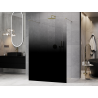 Mexen Kioto perete de duș independent 110 x 200 cm, ombre negru 8 mm, auriu - 800-110-002-50-76