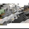 Mexen Pablo chiuvetă de granit cu un compartiment, cu picurător și  baterie de bucătărie Telma, Neagră - 6510-77-670200-50