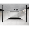 Mexen Kioto perete de duș independent 100 x 200 cm, ombre negru 8 mm, negru - 800-100-002-70-76