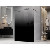 Mexen Kioto panou de duș independent 100 x 200 cm, ombre negru 8 mm, gri armă periat - 800-100-002-66-76