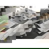 Mexen Elias chiuvetă de granit cu un compartiment, cu picurător și  baterie de bucătărie Telma, Albă - 6511-20-670200-20