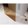 Mexen Kioto szabadon álló zuhanyfal 100 x 200 cm, bronz 8 mm, gun metal - 800-100-002-95-32