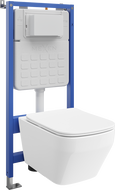 Mexen Riva set încastrat WC cadru pneumatic Tex Air Slim cu vas WC Tornado și capac cu închidere lentă, alb - 610030630200TA