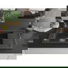 Mexen Elias chiuvetă de granit cu 1 compartiment, cu scurgător și baterie de bucătărie Telma, negru cu pete - 6511-76-670200-76