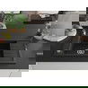 Mexen Elias chiuvetă de granit cu un compartiment, cu picurător și  baterie de bucătărie Telma, Neagră - 6511-77-670200-00