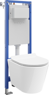 Mexen Rico Wc-sarok alsó készlet keskeny Tex W WC-csésze és lassan záródó ülőkével, fehér - 610530724000