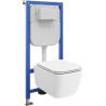 Mexen Stella set încastrat WC cadru Tex E cu vas de WC și capac cu închidere lentă, alb - 610930680900