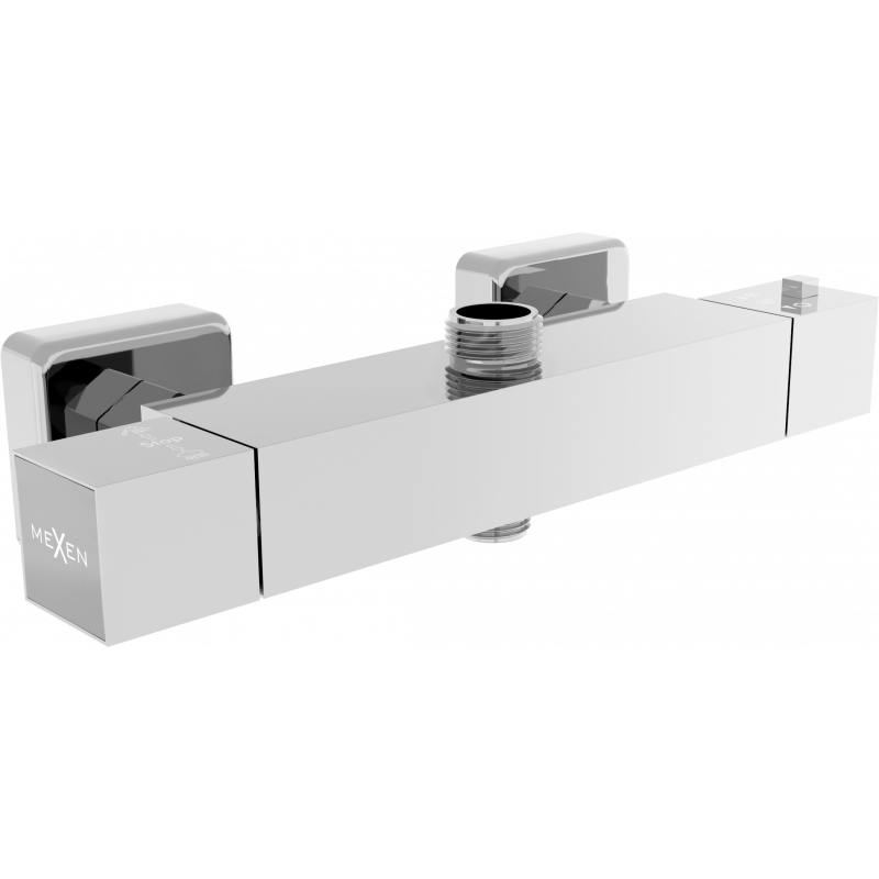 Mexen Cube baterie de duș termostatică, crom - 77250-00