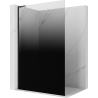 Mexen Kioto L Zuhanyfal Walk-in 120 x 200 cm, ombre fekete 8 mm, fekete - 800-120-103-70-76