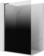 Mexen Kioto L Zuhanyfal Walk-in 120 x 200 cm, ombre fekete 8 mm, fekete - 800-120-103-70-76