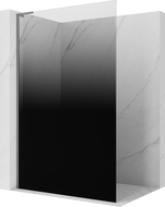 Mexen Kioto L Zuhanyfal Walk-in 90 x 200 cm, fekete ombre 8 mm, gun metal - 800-090-103-95-76