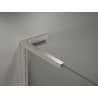 Mexen Kioto L Walk-in zuhanyfal 120 x 200 cm, fekete ombre 8 mm, kefélt nikkel - 800-120-103-97-76