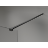 Mexen Kioto+ perete de duș cu raft Walk-in 140 x 200 cm, ombre negru 8 mm, negru - 800-140-121-70-76