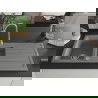Mexen Andres Chiuvetă de granit de 1,5 compartiment cu picurător și baterie de bucătărie Telma, Gri - 6515-71-670200-71