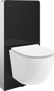 Mexen Lena WC felületre szerelt készlet Tex Air G pneumatikus szerkezettel, WC Tornado csészével és lassan záródó,