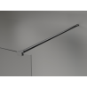 Mexen Kioto+ Zuhanyfal polccal Walk-in 80 x 200 cm, bronz 8 mm, gun szürke kefélt - 800-080-121-66-32