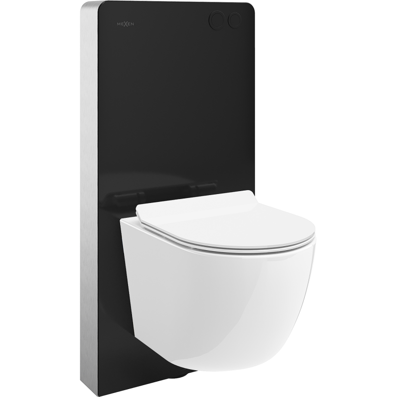 Mexen Lena set WC înglobat cu cadru pneumatic Tex Air G cu vas WC și capac cu închidere lentă, alb - 615030224000A-70