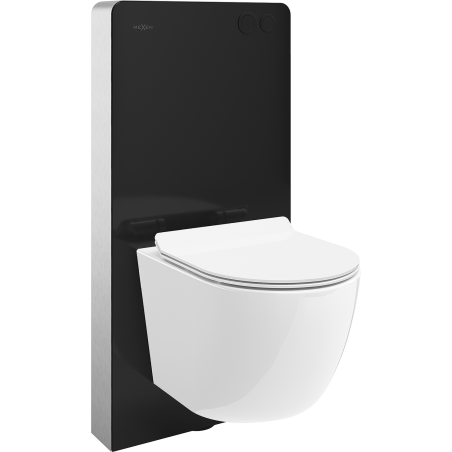 Mexen Lena WC felületre szerelhető készlet Tex Air G pneumatikus kerettel, WC csészével és lassan záródó deszkával,