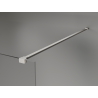 Mexen Kioto+ Zuhanyfal polccal Walk-in 140 x 200 cm, bronz 8 mm, kefélt nikkel - 800-140-121-97-32