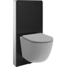 Mexen Lena falra szerelhető WC készlet Tex Air G pneumatikus kerettel, WC csészével és lassan záródó ülőkével,