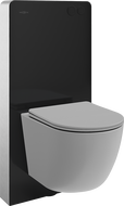 Mexen Lena falra szerelhető WC készlet Tex Air G pneumatikus kerettel, WC csészével és lassan záródó ülőkével,