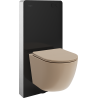 Mexen Lena WC felületi szerelőkészlet Tex Air G pneumatikus szerelőrendszerrel, WC csészével és lassan záródó