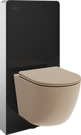 Mexen Lena WC felületi szerelőkészlet Tex Air G pneumatikus szerelőrendszerrel, WC csészével és lassan záródó
