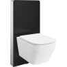 Mexen Riva set de montaj WC exterior cadru pneumatic Tex Air G cu vas WC Tornado şi capac cu închidere lentă alb