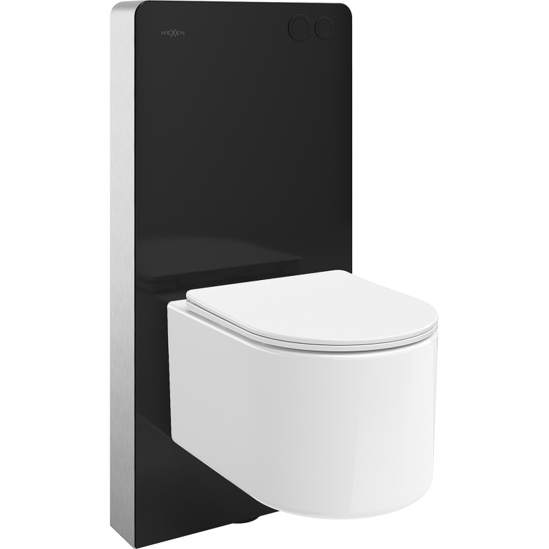 Mexen Sofia set aplicat WC cadru pneumatic Tex Air G cu vas WC și capac cu cădere lentă, alb - 615030540300A-70