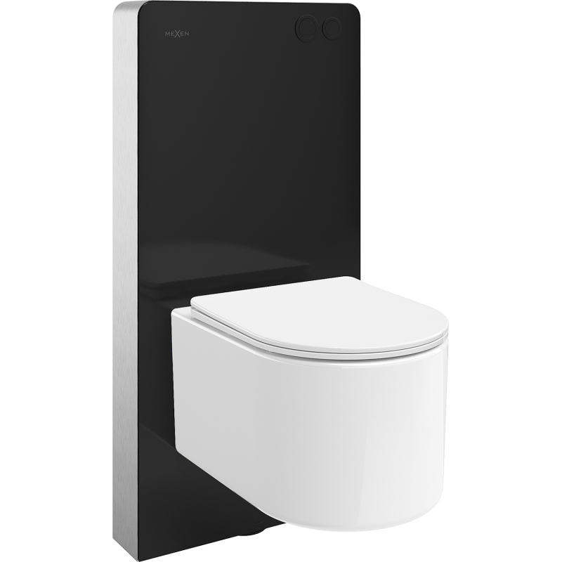 Mexen Sofia Tex Air G pneumatikus WC fali készlet függesztett WC csészével és lassan záródó WC üléssel, fehér