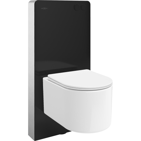 Mexen Sofia set suprapuse WC cadru pneumatic Tex Air G cu vas WC Tornado și capac cu coborâre lentă, alb - 615030540300TA