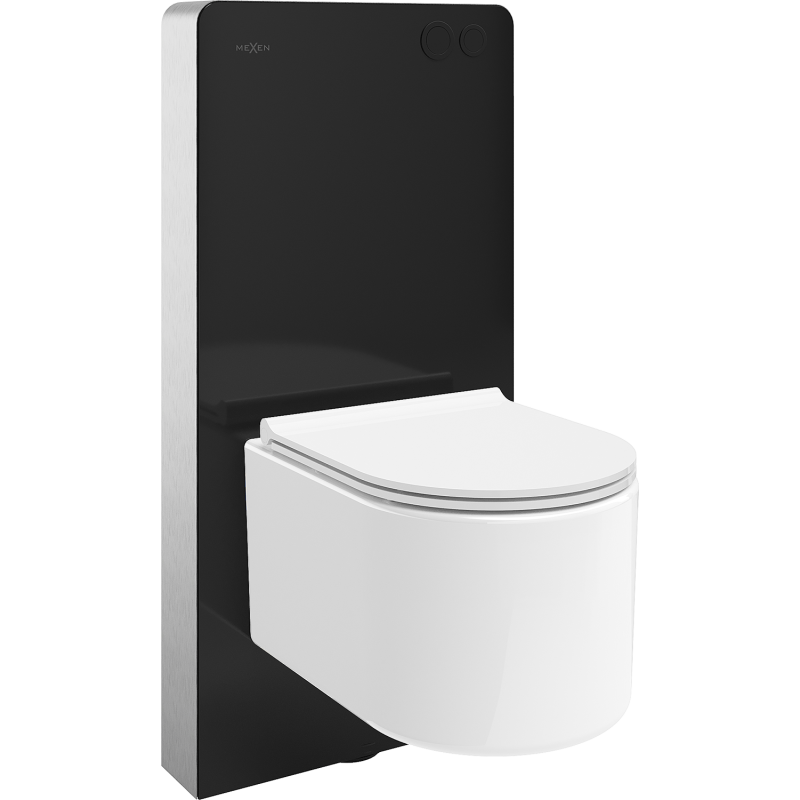 Mexen Sofia set WC suprapus cu cadru pneumatic Tex Air G cu vas WC Tornado și capac cu închidere lentă, alb - 615030540500TA
