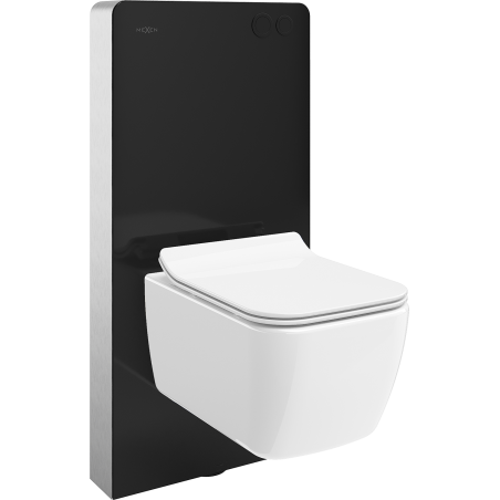 Mexen Stella felületre szerelhető WC készlet Tex Air G pneumatikus kerettel, WC-csészével és lassan záródó ülőkével,